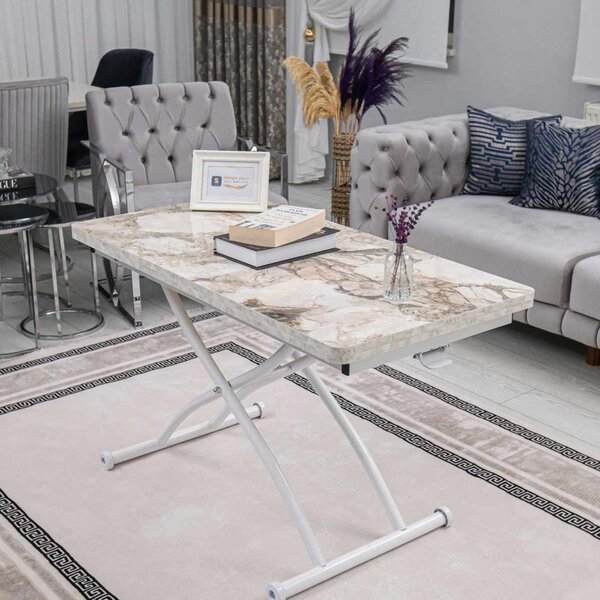 Juppo Ext - White Marble, White