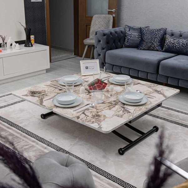 Juppo Int - White Marble, Black