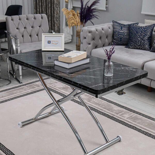 Juppo Ext - Black Marble, Chrome