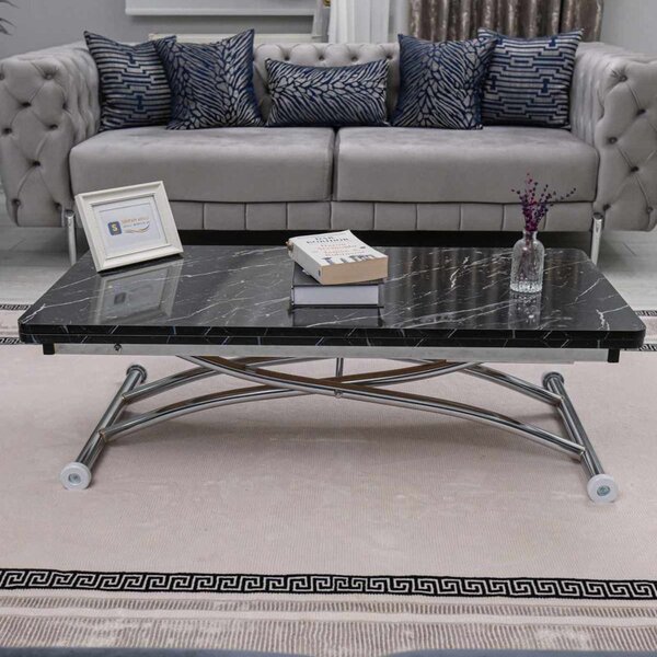 Juppo Ext - Black Marble, Chrome