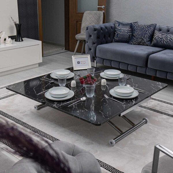 Juppo Ext - Black Marble, Chrome