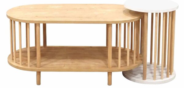 Peka111-125 - Sapphire Oak, White