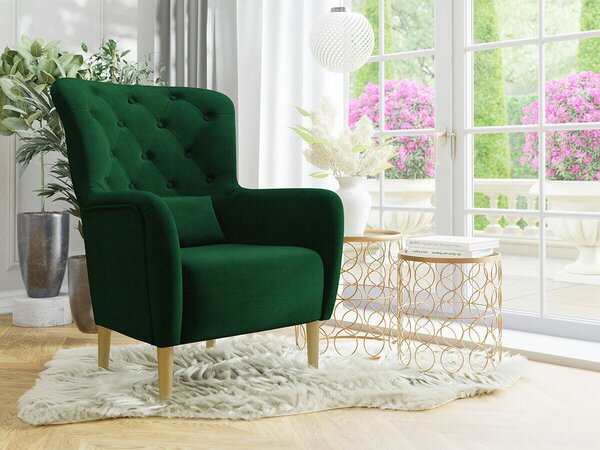 Fotel Orem 113, Kárpit, 105x82x89cm, Fenyő
