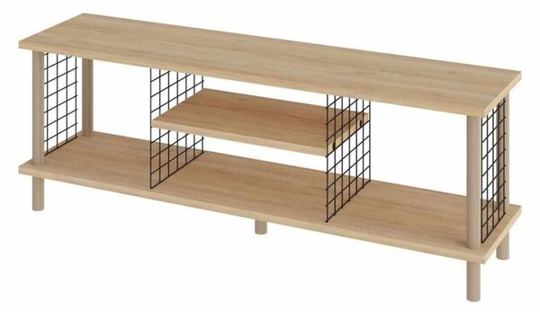 TV-állvány, zafír tölgy, 120 cm – Peka-0048
