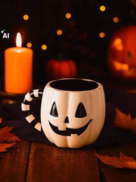 Sinsay - Bögre Halloween mintával - fehér