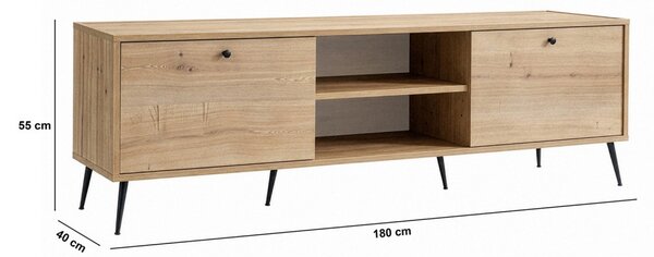 Calvin TV-állvány, 180 cm