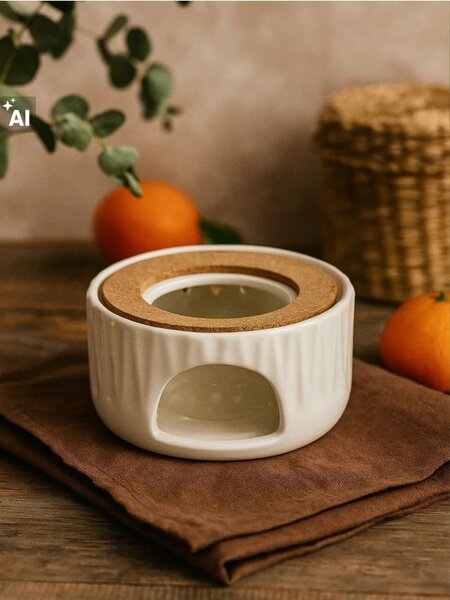Sinsay - Teáskanna melegítő tealight tartóval - fehér