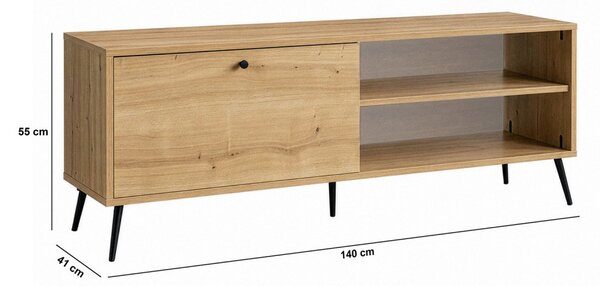 Calvin TV-állvány, 140 cm
