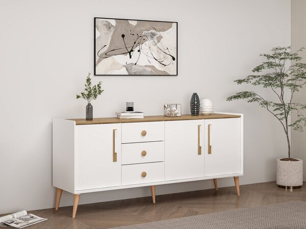 Mitra komód, fehér, 180 cm – TR506MNR1320