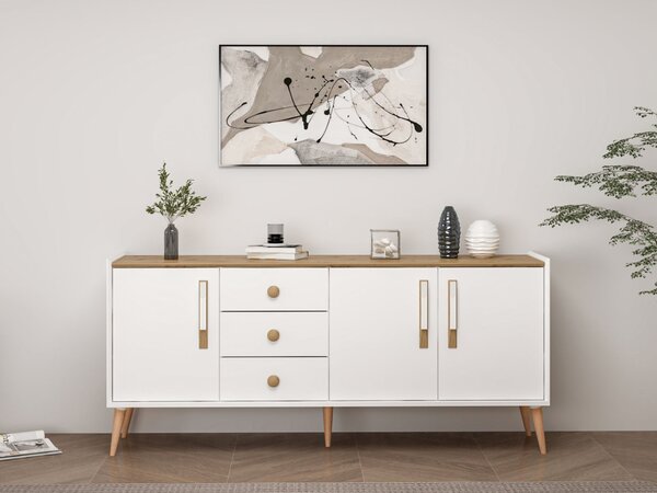 Mitra komód, fehér, 180 cm – TR506MNR1320
