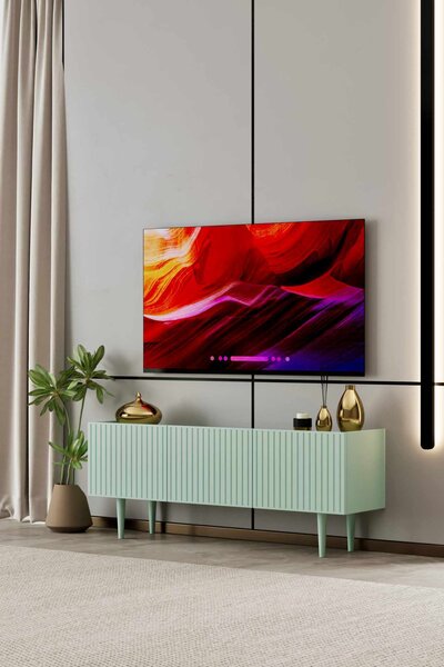 Capella TV-állvány, menta, 120 cm