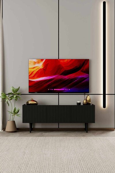 Capella TV-állvány, fekete, 120 cm