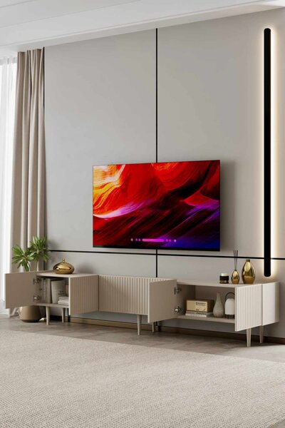 Capella TV-állvány, homokkő, 240 cm
