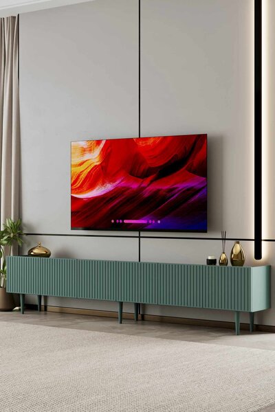 Capella TV-állvány, zöld, 240 cm