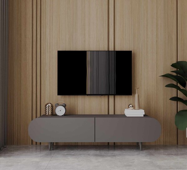 Regulus TV-állvány, szürke, 140 cm