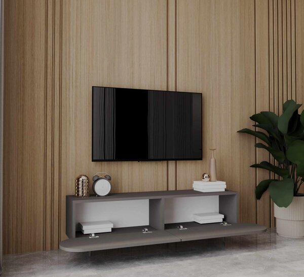 Regulus TV-állvány, szürke, 140 cm