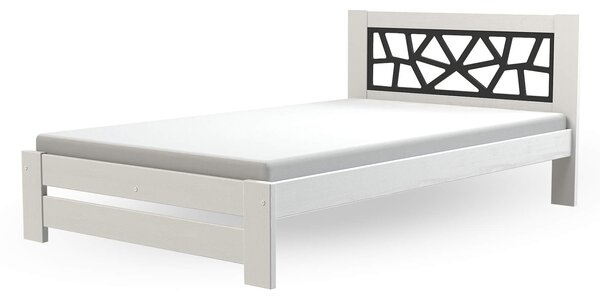 DL KOSMA egyszemélyes ágy 120x200 - fehér