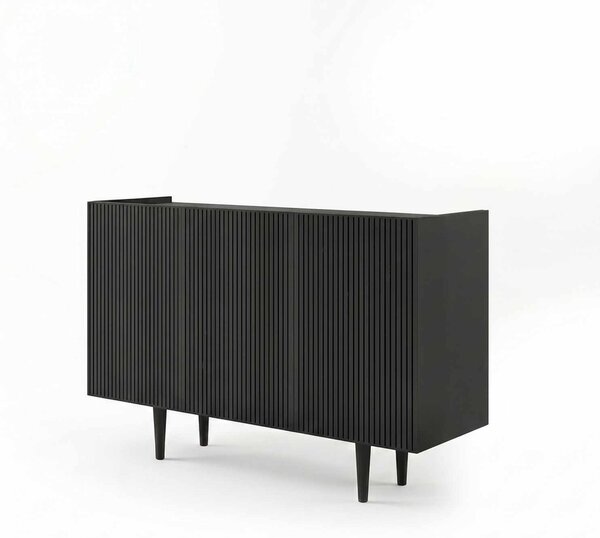 Capella komód, fekete, 120 cm