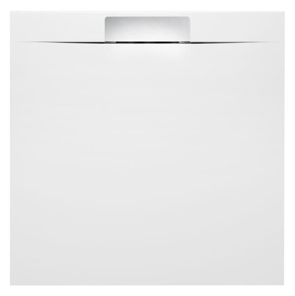Zuhanytálca négyzet Polysan Kazuko 90x90 cm öntött márvány fehér 40332