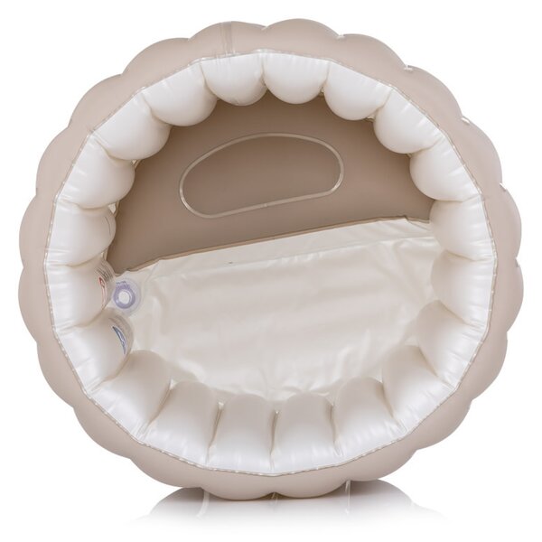 CHIPOLINO Bubble Nest felfújható babakád pumpával - latte
