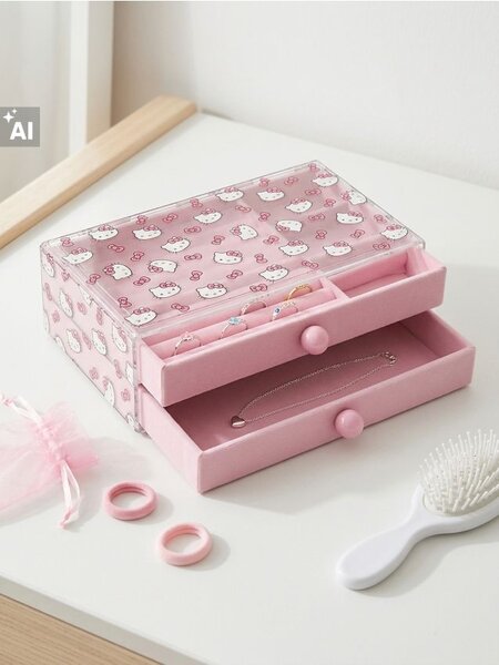 Sinsay - Hello Kitty ékszerdoboz - rózsaszín