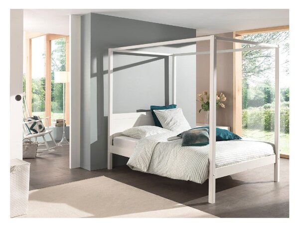 Fehér gyerekágy 140x200 cm PINO CANOPY – Vipack