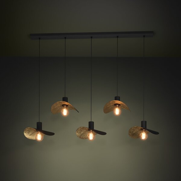 Függőlámpa Stars of Light, Saceda, dimmable, Fekete, Étkező, Fém, Modern