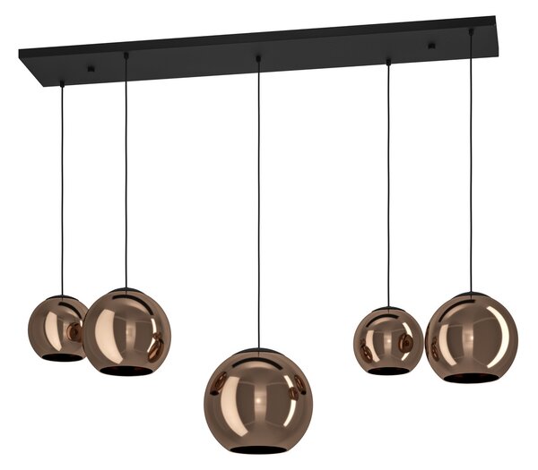 Függőlámpa Stars of Light, Cordoba, dimmable, Réz, Étkező, Üveg, Modern
