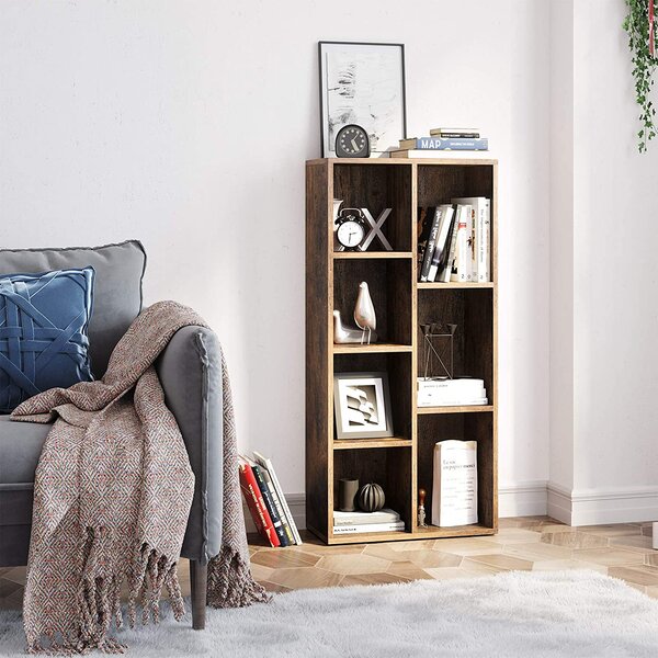Könyvespolc, irodai polc 24 x 50 x 106 cm, rusztikus barna
