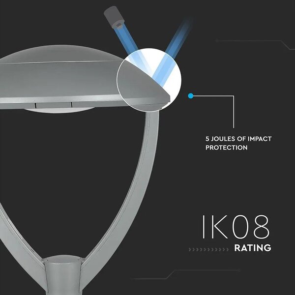 V-TAC utcai LED lámpa, térvilágító ledes lámpatest 100W természetes fehér - SKU 783