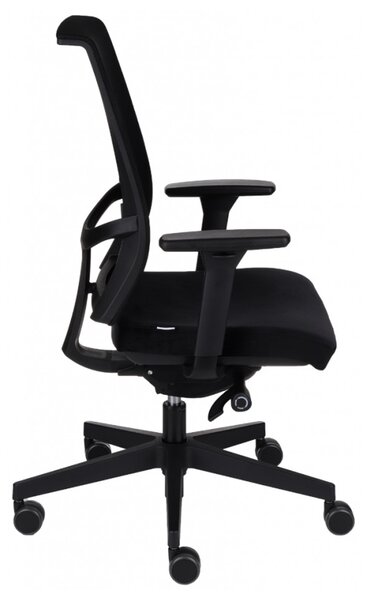 GRO-Level BS Black modern irodai forgószék hálós háttámlával
