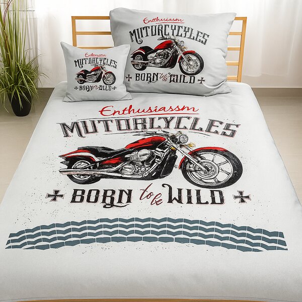 3 részes Born To Be Wild Motoros Ágyneműhuzat | FAVI.hu