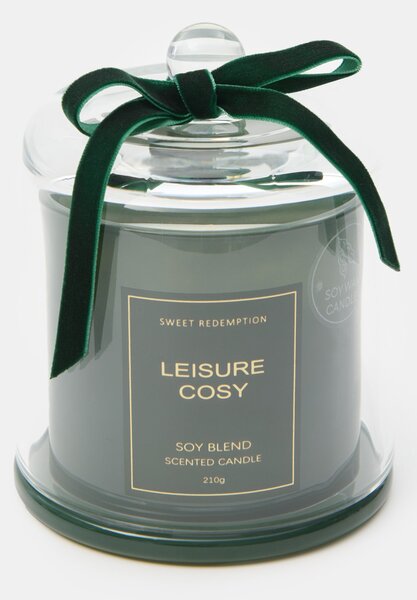 Sinsay - Illatos szójagyertya Leisure Cosy - sötétzöld