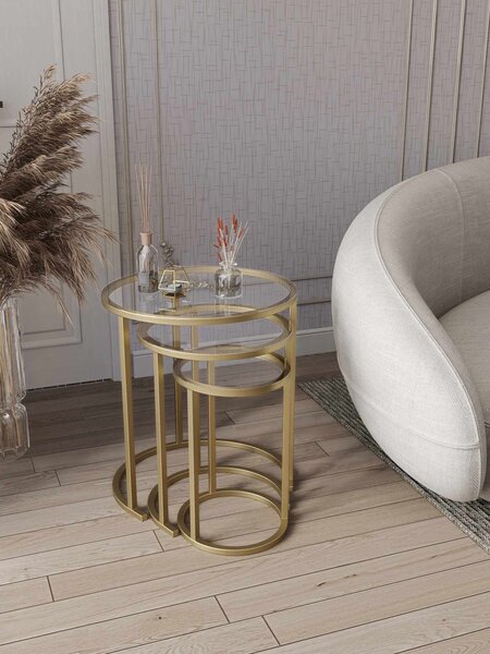Milas 3 - Gold, Transparent