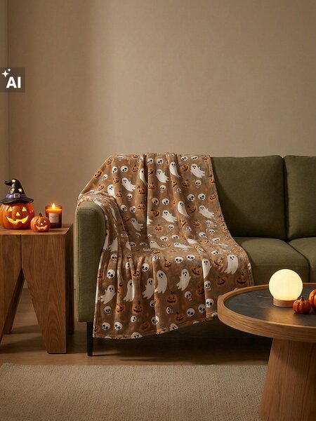 Sinsay - Takaró halloween mintával - többszínű