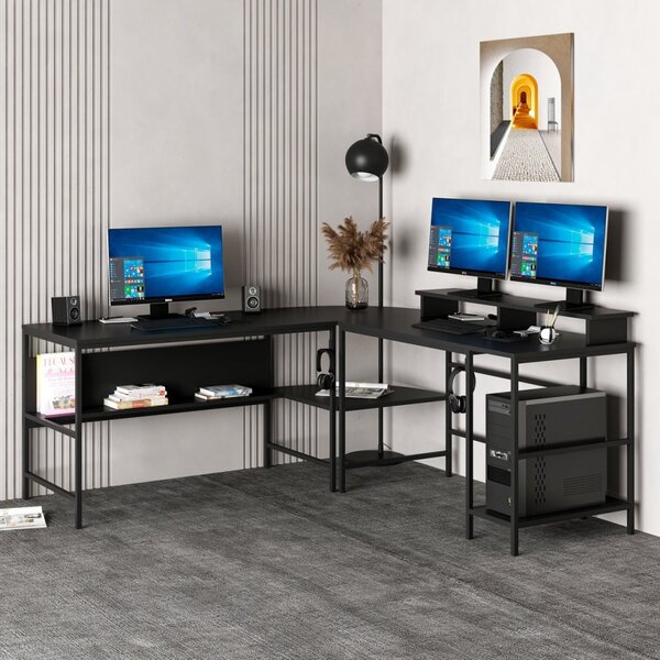 Greta gamer íróasztal, 180 cm – TR506MNR3345
