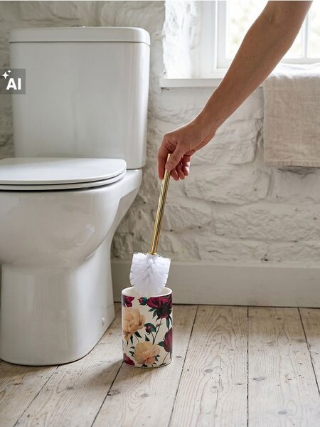 Sinsay - WC-kefe virágmintával - többszínű