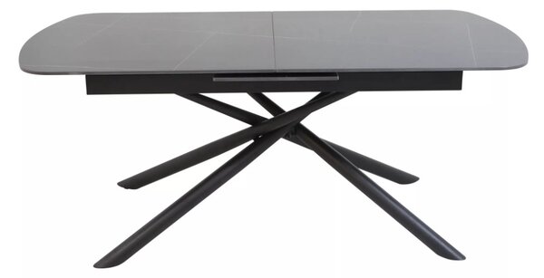Vector bővíthető étkezőasztal fekete 160-200cm