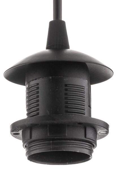 EMIBIG LIGHTING Starla függő lámpa, üveg grafit/borostyán/átlátszó, 3 izzós, kerek, dimmelhető, Fekete, Nappali / Étkező, Üveg, Modern