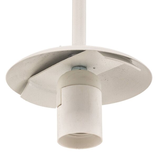 ALDEX Dione függő világítás, 1 izzós, fehér, 30 cm, dimmelhető, Fehér / opál, Nappali / Étkező, Üveg, Modern