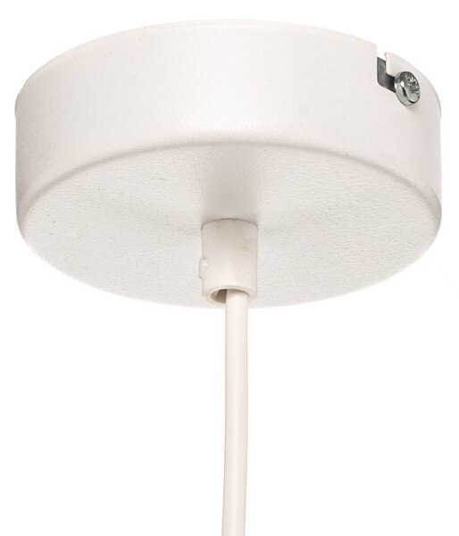 ALDEX Dione függő világítás, 1 izzós, fehér, 30 cm, dimmelhető, Fehér / opál, Nappali / Étkező, Üveg, Modern