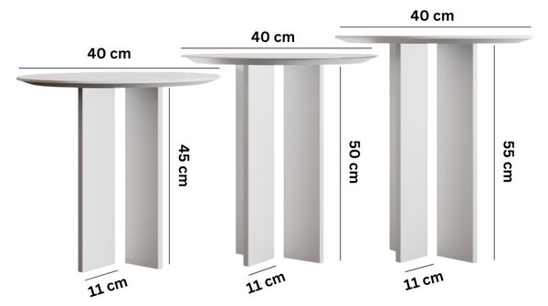 Leo (55 + 50 + 45) - White