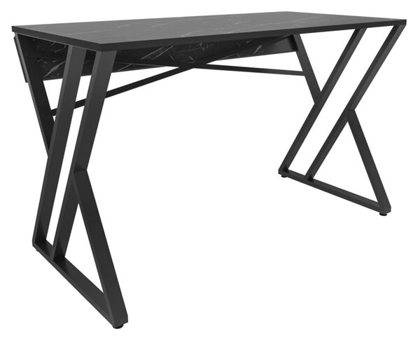 Gyza íróasztal, fekete, 120 cm