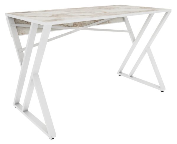 Gyza íróasztal, fehér, 120 cm