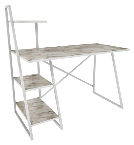 Admira íróasztal, fehér, 120 cm