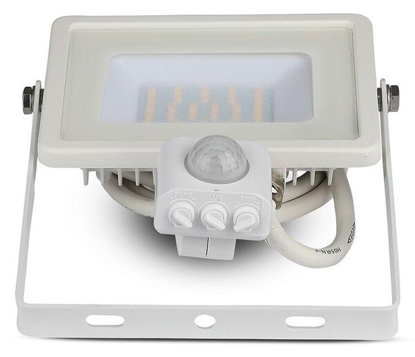V-TAC mozgásérzékelős LED reflektor 30W meleg fehér Samsung chip - SKU 457