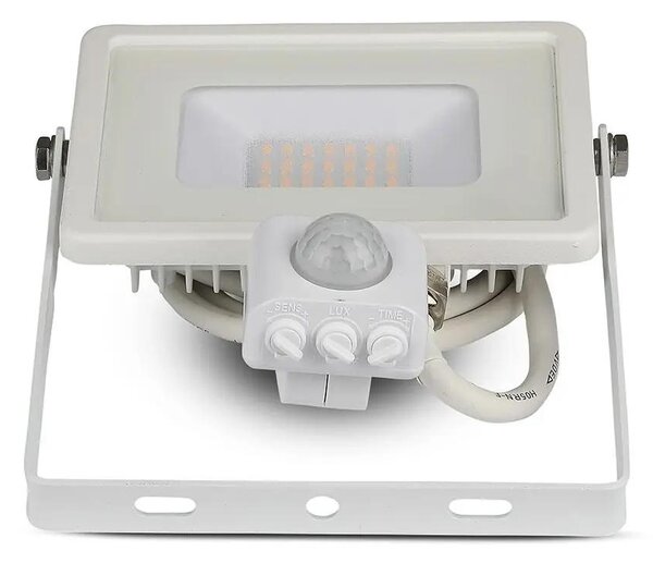 V-TAC mozgásérzékelős LED reflektor 20W meleg fehér Samsung chip - SKU 448