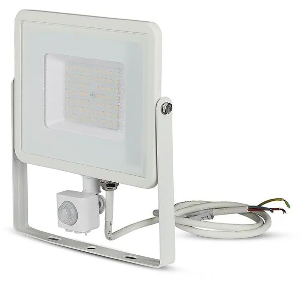 V-TAC mozgásérzékelős LED reflektor 50W meleg fehér Samsung chip - SKU 466