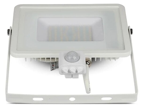 V-TAC mozgásérzékelős LED reflektor 50W meleg fehér Samsung chip - SKU 466