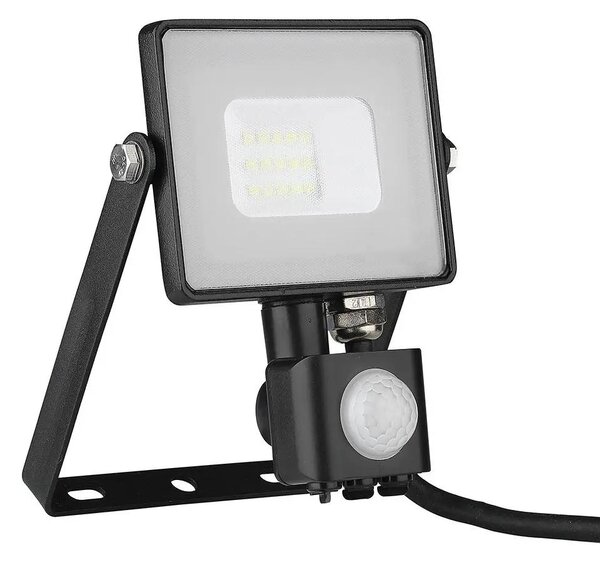 V-TAC mozgásérzékelős LED reflektor 10W meleg fehér Samsung chip - SKU 436
